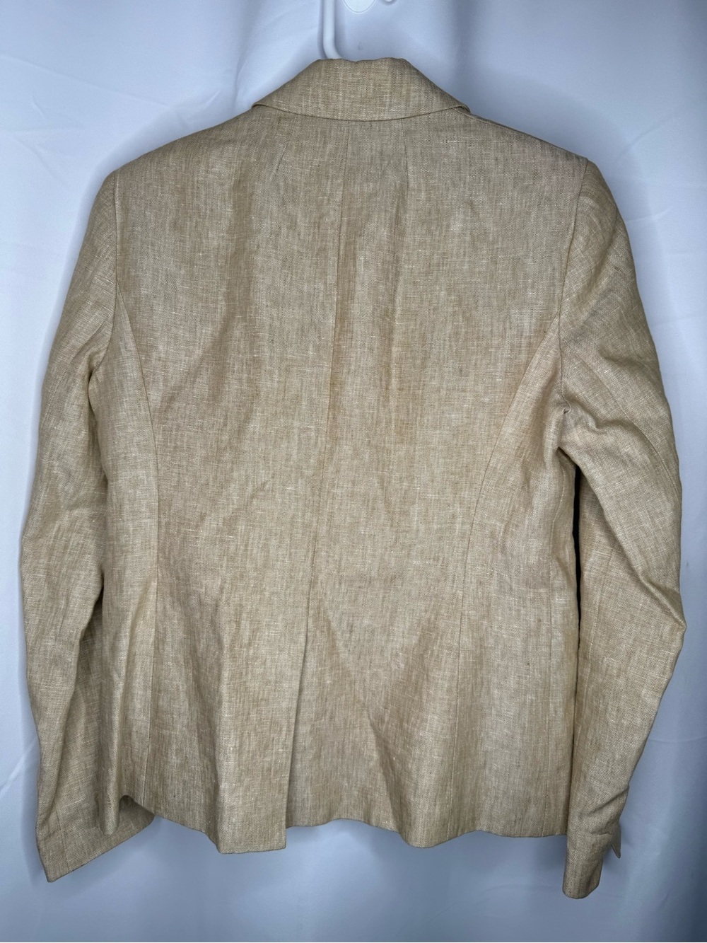 J.Crew Campbell blazer made from a linen blend.beige size 6 - Picture 7 of 12